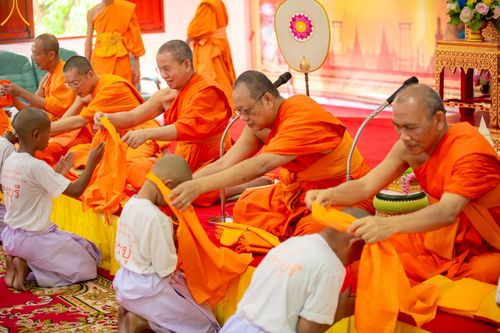 ภาพ No.216411:วันเสาร์ที่ 5 เมษายน พ.ศ. 2568 พิธีขอบรรพชา พิธีขอสรณคมน์และศีล พิธีขอนิสสัย พิธีถวายบาตร ในโครงการบรรพชาสามเณรฟื้นฟูพระพุทธศาสนาทั่วไทย  ณ วัดพระพุทธบาท ราชวรมหาวิหาร ต.ขุนโขลน อ.พระพุทธบาท จ.สระบุรี