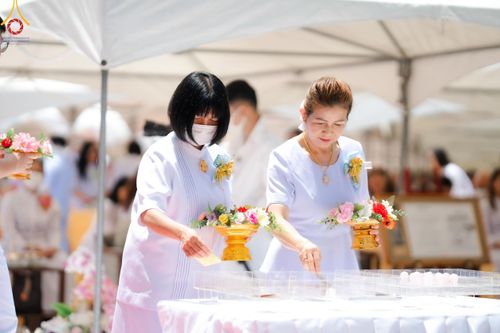 ภาพ No.141676:พิธีประดิษฐานลูกนิมิตมหาสมบัติ  ผูกสีมา สถาปนาอุโบสถ "บูชาธรรม 80 ปี หลวงพ่อธัมมชโย" ณ วัดพระธรรมกายโทชิหงิ ประเทศญี่ปุ่น วันอาทิตย์ที่ 16 มิถุนายน พ.ศ. 2567