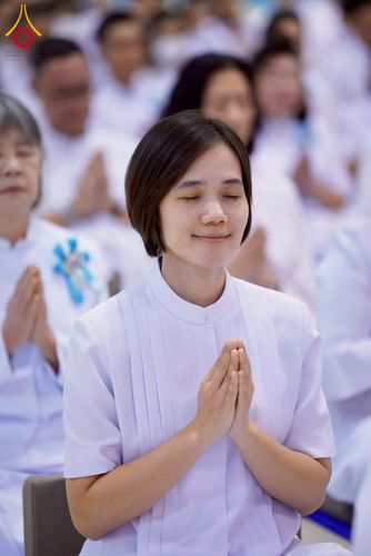 ภาพ No.277184:วันอาทิตย์ที่ 7 ธันวาคม พ.ศ. 2568 พิธีบูชาข้าวพระ ณ สภาธรรมกายสากล วัดพระธรรมกาย