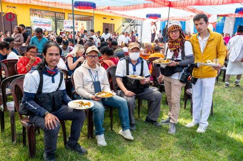 ภาพ No.132083:พิธีต้อนรับ พระ-สามเณร ธรรมยาตรา ในโครงการบรรพชา 1,250 รูป ณ แดนประสูติ สวนลุมพินี ประเทศเนปาล วันที่ 16-17 มีนาคม พ.ศ. 2567