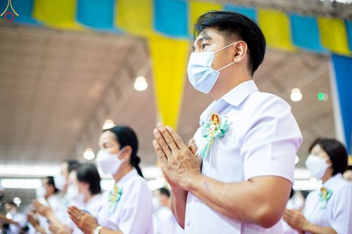 ภาพ No.77052:พิธีหล่อพระบรมพุทธเจ้า ในวันมาฆบูชา อาทิตย์ต้นเดือนที่ 6 มีนาคม พ.ศ. 2566 ณ วัดพระธรรมกาย จ.ปทุมธานี