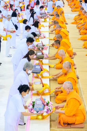 ภาพ No.80564:พิธีถวายทุนสนับสนุนการสร้าง พระไตรปิฎกฉบับธรรมชัย วันเสาร์ที่ 29 เมษายน พ.ศ. 2566 ณ สภาธรรมกายสากล วัดพระธรรมกาย