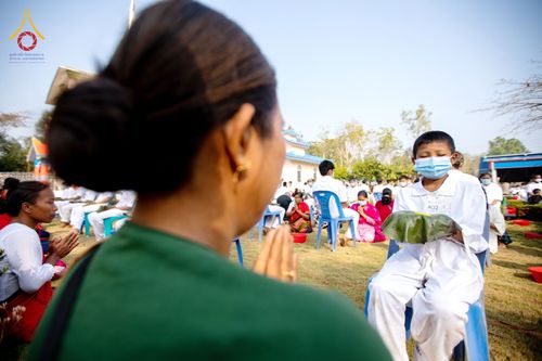 ภาพ No.75747:พิธีตัดปอยผม และ ปลงผมนาคธรรมทายาท ในโครงการบรรพชาสามเณรหมู่ครั้งที่ 3 วันที่ 9 กุมภาพันธ์ พ.ศ. 2566 ณ วัดเบงกาลี เมืองคากาจารี ประเทศบังกลาเทศ