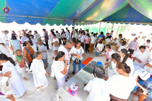 ภาพ No.216635:วันเสาร์ที่ 5 เมษายน พ.ศ. 2568 พิธีทอดผ้าป่าสามัคคีสร้างกุฎิสงฆ์ ณ ธุดงคสถานอำนาจเจริญ