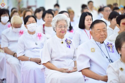 ภาพ No.230061:วันพฤหัสบดีที่ 26 มิถุนายน พ.ศ. 2568 พิธีทอดผ้าป่าฉลองอาคารชุดศูนย์ปฏิบัติธรรมน้ำใสใจสว่าง น้อมบูชาธรรมอายุวัฒนะมงคล 81 ปี หลวงพ่อธัมมชโย ณ ศูนย์ปฏิบัติธรรมน้ำใสใจสว่าง เขตบางกอกน้อย กรุงเทพมหานคร