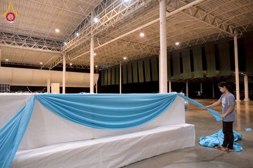 ภาพ No.213358:วันที่ 11-28 มีนาคม พ.ศ. 2568 เจ้าหน้าที่ และอาสาสมัคร เตรียมงานบุญวันคุ้มครองโลก ณ วัดพระธรรมกาย