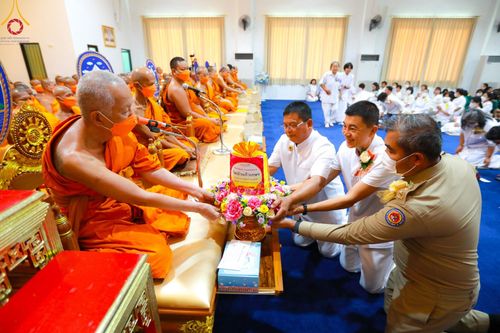 ภาพ No.113860:พิธีทอดผ้าป่าทำนุบำรุงศาสนสถาน ณ วัดบัวแก้วเกษร ต.ระแหง อ.ลาดหลุมแก้ว จ.ปทุมธานี วันที่ 17 มกราคม พ.ศ. 2567