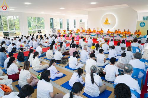 ภาพ No.97650:พิธีทอดกฐินสามัคคี เพื่อถมดินทำถนนและใช้ป้องกันน้ำท่วม ณ ศูนย์ปฏิบัติธรรมจังหวัดนครนายก อ.องครักษ์ จ.นครนายก วันที่ 19 พฤศจิกายน พ.ศ. 2566