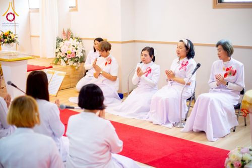 ภาพ No.221274:วันศุกร์ที่ 25 เมษายน พ.ศ. 2568 พิธีอัญเชิญรูปเหมือนพระมงคลเทพมุนี (สด จนฺทสโร) พระผู้ปราบมาร พิธีทอดผ้าป่าสามัคคี 25 ปี พิธีถวายสังฆทาน 15 วัด แด่เจ้าอาวาสภาคพื้นเอเชีย และแอฟริกา ในวาระครบ 25 ปี วัดพระธรรมกายโอซาก้า ประเทศญี่ปุ่น