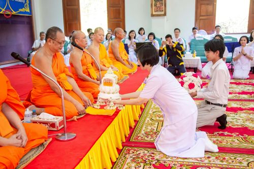 ภาพ No.216353:วันเสาร์ที่ 5 เมษายน พ.ศ. 2568 พิธีขอบรรพชา พิธีขอสรณคมน์และศีล พิธีขอนิสสัย พิธีถวายบาตร ในโครงการบรรพชาสามเณรฟื้นฟูพระพุทธศาสนาทั่วไทย  ณ วัดพระพุทธบาท ราชวรมหาวิหาร ต.ขุนโขลน อ.พระพุทธบาท จ.สระบุรี