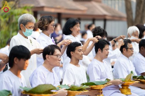 ภาพ No.135699:พิธีปลงผมธรรมทายาท โครงการบรรพชาและอุปสมบทหมู่ รุ่นบูชาธรรม 80 ปี หลวงพ่อธัมมชโย ณ หมู่บ้านบรรลุธรรม วัดพระธรรมกาย วันที่ 7 เมษายน พ.ศ. 2567