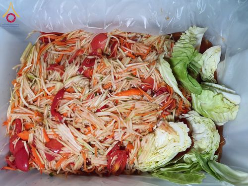 ภาพ No.197915:สาธุชนถวายภัตตาหารเป็นสังฆทาน แด่พระธรรมยาตรา ณ วัดโบสถ์(บน) ตำบลบางคูเวียง อำเภอบางกรวย จังหวัดนนทบุรี ในโครงการธรรมยาตรา กตัญญูบูชา มหาปูชนียาจารย์ พระมงคลเทพมุนี(สด จนฺทสโร) พระผู้ปราบมาร อนุสรณ์สถาน 7 แห่ง ปีที่ 13 วันที่ 19 มกราคม พ.ศ. 2568