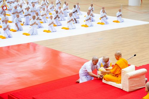 ภาพ No.217177:วันเสาร์ที่ 12 เมษายน พ.ศ. 2568 พิธีบรรพชา พิธีขอศีลและขอนิสสัย พิธีมอบบาตร ในโครงการอุปสมบทหมู่ บูชาธรรมหลวงพ่อธัมมชโย, โครงการธรรมทายาท ระดับอุดมศึกษา รุ่นที่ 52 ,  โครงการบวชพระนานาชาติ AEC & WAB CEO รุ่นที่ 4 ณ วัดพระธรรมกาย