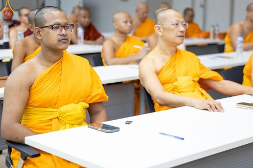 ภาพ No.63409:การสัมมนา World Peace Inner Peace : Lord Buddha 's Social Doctrine to resolve Global Issues ณ อาคาร 100 ปี คุณยายอาจารย์ฯ วัดพระธรรมกาย วันพฤหัสบดี ที่ 25 เมษายน พ.ศ. 2567