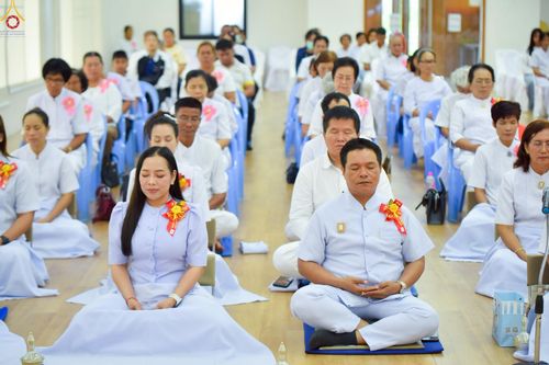 ภาพ No.249932:วันอังคารที่ 30 กันยายน พ.ศ. 2568 พิธีตอกเสามงคลต้นแรกอาคารเศรษฐีถาวร ที่พักผู้มาปฏิบัติธรรม ณ ศูนย์ปฏิบัติธรรมจันทบุรี