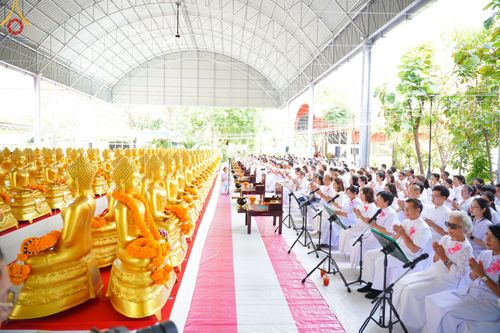 ภาพ No.186402:พิธีบรรจุพระบรมสารีริกธาตุ และพิธีพุทธาภิเษกองค์พระประธาน 150 องค์  ส่งประดิษฐาน ณ ดินแดนพุทธภูมิ อินเดีย-เนปาล ณ วัดประยูรธรรมาราม อ.ลำลูกกา จ.ปทุมธานี วันอาทิตย์ที่ 15 ธันวาคม พ.ศ. 2567