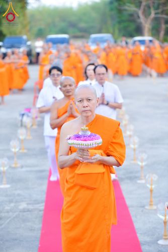 ภาพ No.210652:วันพฤหัสบดีที่ 13 มีนาคม พ.ศ. 2568  สมโภชพระประธานอุโบสถวัดป่าอุบลแก้ว จังหวัดอุบลราชธานี