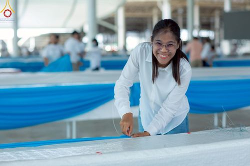 ภาพ No.218607:วันพฤหัสบดีที่ 17 เมษายน พ.ศ. 2568 การเตรียมงานในลานธรรม , สภาธรรมกายสากล , วิหารคด  เพื่องานวันคุ้มครองโลก 22 เมษายน พ.ศ. 2568