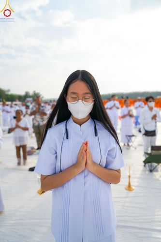 ภาพ No.129330:พิธีประดิษฐานพระบรมสารีริกธาตุ ณ มหารัตนะเจดีย์สิริปทุมสวรรค์ ศูนย์ปฏิบัติธรรมภาคใต้ อ.บางกล่ำ จ.สงขลา วันที่ 10 มีนาคม พ.ศ.2567