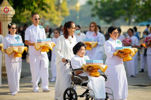 ภาพ No.199872:พิธีทอดผ้าป่าทำนุบำรุงศาสนสถาน ณ วัดบางช้างใต้ ตำบลบางช้าง อำเภอสามพราน จังหวัดนครปฐม ในโครงการธรรมยาตรา กตัญญูบูชา มหาปูชนียาจารย์ พระมงคลเทพมุนี(สด จนฺทสโร) พระผู้ปราบมาร อนุสรณ์สถาน 7 แห่ง ปีที่ 13 วันที่ 22 มกราคม พ.ศ. 2568