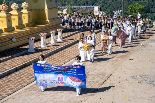 ภาพ No.91940:5 งานมหัคคตกุศล ณ วัดสิริวิเวก แขวงจำปาสัก สปป. ลาว วันที่ 1 พฤศจิกายน พ. ศ. 2566