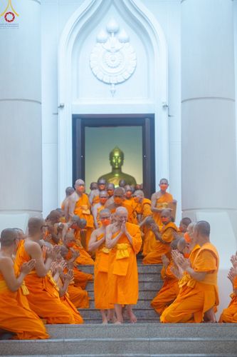 ภาพ No.84823:พิธีอธิษฐานพรรษา ของคณะสงฆ์ ในวันเข้าพรรษา แรม 1 ค่ำ เดือน 8 วันที่ 2 สิงหาคม พ.ศ. 2566 ณ โบสถ์พระไตรปิฎก วัดพระธรรมกาย ต.คลองสาม อ.คลองหลวง จ.ปทุมธานี