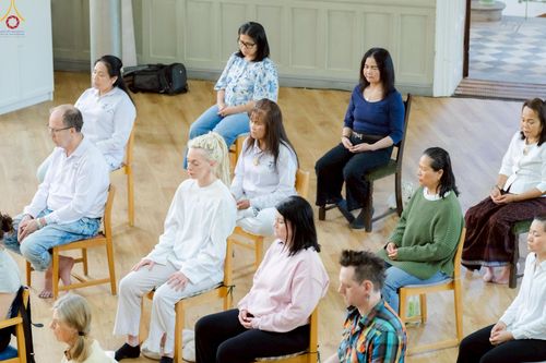 ภาพ No.228716:วันที่ 8 มิถุนายน พ.ศ. 2568 Meditation wisdom talks in Sweden 2025 ณ วัดพระธรรมกายนอร์ธสวีเดน เมือง Gävle