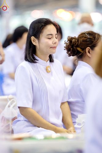 ภาพ No.207220:พิธีตักบาตร และปฏิบัติธรรมช่วงสาย ในวันมาฆบูชา วันพุธที่ 12 กุมภาพันธ์ พ.ศ. 2568 ณ วัดพระธรรมกาย จังหวัดปทุมธานี