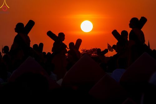 ภาพ No.116823:พิธีต้อนรับพระธรรมยาตรา ปีที่ 12 ณ อนุสรณ์สถานบางปลา จ.นครปฐม วันที่ 21 มกราคม พ.ศ. 2567