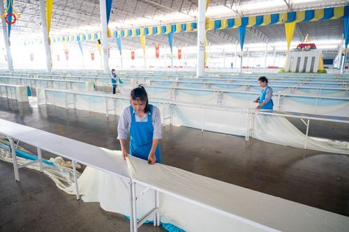 ภาพ No.58426:V.41 เทหมดใจ  ลุยต่อไป ร้อยซาวปี การเตรียมงาน การปฏิบัติงาน และการเก็บงาน ของเจ้าหน้าที่หน่วยงานต่างๆ เพื่อพิธีฉลองอายุวัฒนมงคล 80 ปี หลวงพ่อธัมมชโย และรับถวายมหาสังฆทาน 10,000 กว่าวัดทั่วประเทศ ในวันคุ้มครองโลก จันทร์ที่ 22 เมษายน พ.ศ. 2567