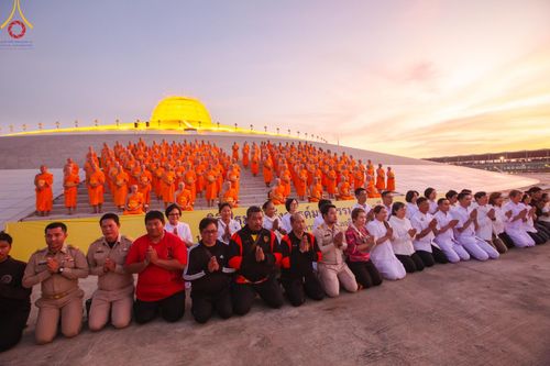 ภาพ No.194697:พิธีปฐมเริ่มสุวรรณรังสรรค์มหาธรรมกายเจดีย์ วันจันทร์ที่ 13 มกราคม พ.ศ. 2568 ณ มหาธรรมกายเจดีย์ วัดพระธรรมกาย จ.ปทุมธานี