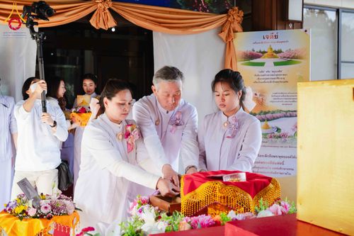 ภาพ No.316358:วันอาทิตย์ที่ 15 มีนาคม พ.ศ.2569 พิธีปฐมเริ่มหล่อองค์พระเจดีย์ เพื่อสร้างสันติภาพโลก บูชาธรรม ๘๒ ปี หลวงพ่อธัมมชโย  ณ วัดป่าธรรมกายนานาชาติโทชิหงิ ประเทศญี่ปุ่น