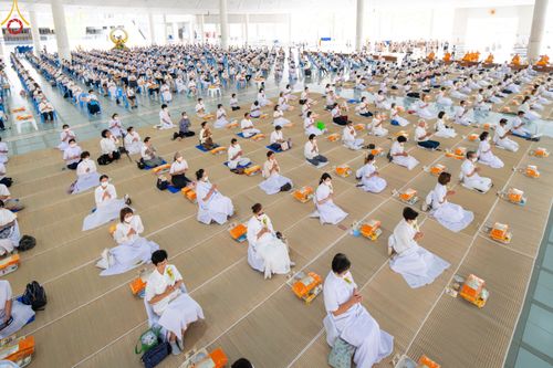 ภาพ No.84007:พิธีบุพเปตพลี ครั้งที่ 137 ร่วมอุทิศบุญกุศลแด่หมู่ญาติที่ล่วงลับไปแล้ว และสืบทอดอายุพระพุทธศาสนา ในวันจันทร์ที่ 17 กรกฎาคม พ.ศ. 2566 ณ หอฉันคุณยายอาจารย์ฯ วัดพระธรรมกาย