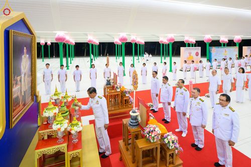 ภาพ No.78557:พิธีต้อนรับสัญญาบัตร พัดยศ ผ้าไตรและถวายมุทิตาสักการะฯ พระครูสิทธิรัตนวิเทศ และ พระครูวิเทศสันติคุณ วันอังคารที่ 28 มีนาคม พ.ศ. 2566 ณ อุโบสถวัดพระธรรมกาย