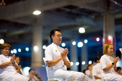 ภาพ No.241214:วันพุธที่ 27 สิงหาคม พ.ศ. 2568 พิธีฉลองชัยสวดมนต์ บทธัมมจักกัปปวัตตนสูตร ครบ 7,650,575,757 จบ ในวันธรรมชัย วัดพระธรรมกาย