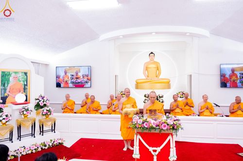 ภาพ No.144740:พิธีประดิษฐานลูกนิมิตมหาสมบัติ ผูกสีมาสถาปนาอุโบสถ บูชาธรรม ๘๐ ปี หลวงพ่อธัมมชโย วันอาทิตย์ที่ ๓๐ มิถุนายน พ.ศ. ๒๕๖๗ วัดพระธรรมกายนิวเจอร์ซี ประเทศสหรัฐอเมริกา