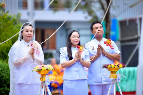 ภาพ No.249978:วันอังคารที่ 30 กันยายน พ.ศ. 2568 พิธีตอกเสามงคลต้นแรกอาคารเศรษฐีถาวร ที่พักผู้มาปฏิบัติธรรม ณ ศูนย์ปฏิบัติธรรมจันทบุรี