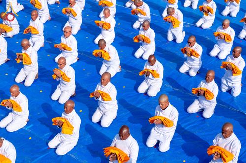 ภาพ No.210015:วันอังคารที่ 4 มีนาคม พ.ศ. 2568 พิธีบรรพชาสามเณรเนปาล 500 รูป ณ ลุมพินี ประเทศเนปาล