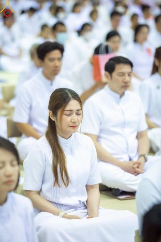 ภาพ No.222799:วันอาทิตย์ต้นเดือนที่ 4 พฤษภาคม พ.ศ. 2568 พิธีบูชาข้าวพระ ณ สภาธรรมกายสากล วัดพระธรรมกาย