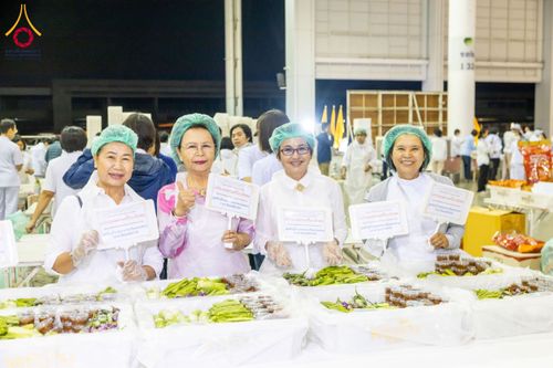 ภาพ No.202715:พิธีถวายภัตตาหารเป็นสังฆทาน แด่พระธรรมยาตรา ณ วัดพระธรรมกาย ตำบลคลองสาม อำเภอคลองหลวง จังหวัดปทุมธานี ในโครงการธรรมยาตรา กตัญญูบูชา มหาปูชนียาจารย์ พระมงคลเทพมุนี(สด จนฺทสโร) พระผู้ปราบมาร อนุสรณ์สถาน 7 แห่ง ปีที่ 13 วันที่ 28 มกราคม พ.ศ. 2568