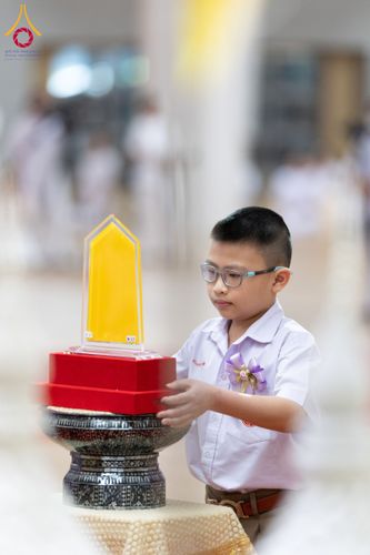 ภาพ No.207563:พิธีมอบโล่พระราชทาน สมเด็จพระกนิษฐาธิราชเจ้า กรมสมเด็จพระรัตนราชสุดาฯ สยามบรมราชกุมารี และโล่เกียรติยศโครงการตอบปัญหาธรรมะ "ทางก้าวหน้า" ครั้งที่ 42 พิธีมอบโล่วัชรเกียรติยศ โครงการตอบปัญหาศีลธรรมเพื่อสันติภาพโลก (WORLD-PEC) ครั้งที่ 18 วันที่ 12 ก.พ. 2568