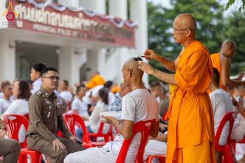 ภาพ No.349357:วันจันทร์ที่ 14 กันยายน พ.ศ.2569  พิธีตัดปอยผมนักเรียนนายสิบธรรมทายาท  "โครงการบรรพชาและพัฒนาศีลธรรม นักเรียนนายสิบตำรวจรุ่นที่ 16“  ณ ศูนย์ฝึกอบรมตำรวจภูธร ภาค 1  จ.สระบุรี