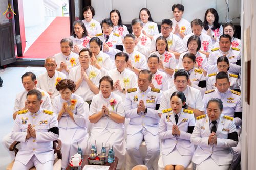 ภาพ No.332310:วันเสาร์ที่ 6 มิถุนายน พ.ศ.2569 พิธีต้อนรับสัญญาบัตร พัดยศ พระราชภาวนาวชิรวิเทศ วิ. ณ อุโบสถพระไตรปิฏก วัดพระธรรมกาย