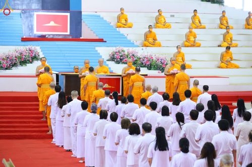 ภาพ No.77751:พิธีหล่อพระบรมพุทธเจ้า ทิศตะวันตก  วันอาทิตย์ที่ 19 มีนาคม พ.ศ. 2566 ณ วัดพระธรรมกาย จ.ปทุมธานี