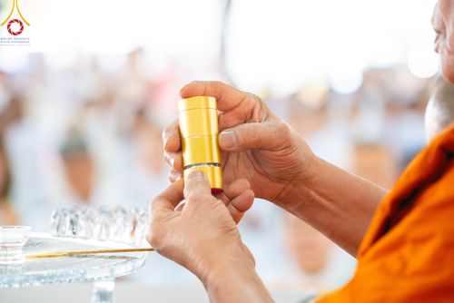 ภาพ No.310968:วันอาทิตย์ที่ 22 กุมภาพันธ์ พ.ศ. 2569 พิธีประดิษฐานพระประธาน “พระธรรมกาย” ณ ธุดงคสถานอำนาจเจริญ จังหวัดอำนาจเจริญ