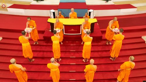 ภาพ No.77747:พิธีหล่อพระบรมพุทธเจ้า ทิศตะวันตก  วันอาทิตย์ที่ 19 มีนาคม พ.ศ. 2566 ณ วัดพระธรรมกาย จ.ปทุมธานี