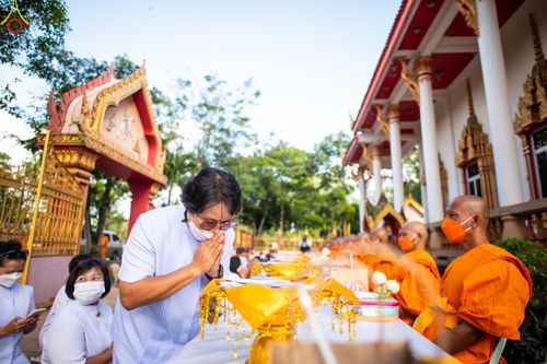 ภาพ No.67403:พิธีอุปสมบทวัดอินทโชติสังฆโพธาราม อ.พนมสารคาม จ.ฉะเชิงเทรา รับบุญจัดงานโดย สำนักงานวัดฯ เมื่อวันที่ 7 ธันวาคม พ.ศ. 2565