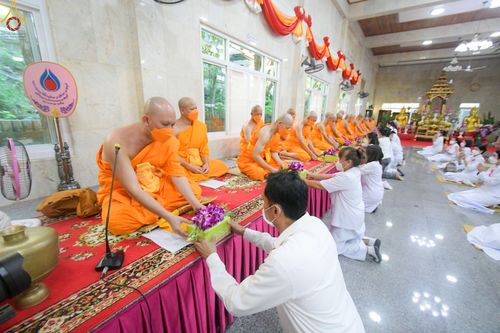 ภาพ No.66021:พิธีอุปสมบทวัดเขาตะแบก อ.ศรีราชา จ.ชลบุรี รับบุญจัดงานโดยสำนักพัฒนาเยาวชนโลก เมื่อวันที่ 7 ธันวาคม พ.ศ. 2565