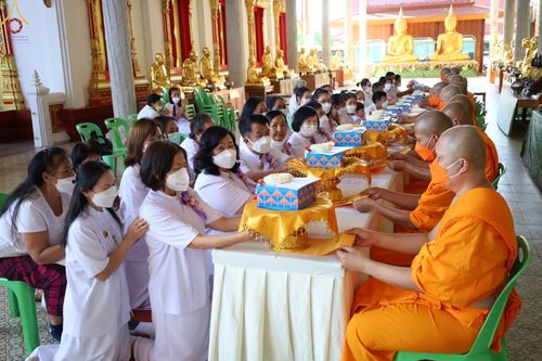 พิธีอุปสมบทวัดราษฎร์ประคองธรรม อ.บางใหญ่ จ.นนทบุรี รับบุญจัดงานโดยสำนักต่างประเทศ เมื่อวันที่ 7 ธันวาคม พ.ศ. 2565