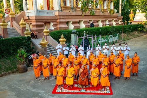 ภาพ No.67495:พิธีอุปสมบทวัดโบสถ์ อ.ท่าช้าง จ.สิงห์บุรี รับบุญจัดงานโดย  สำนักเผยแผ่ เมื่อวันที่ 9 ธันวาคม พ.ศ. 2565